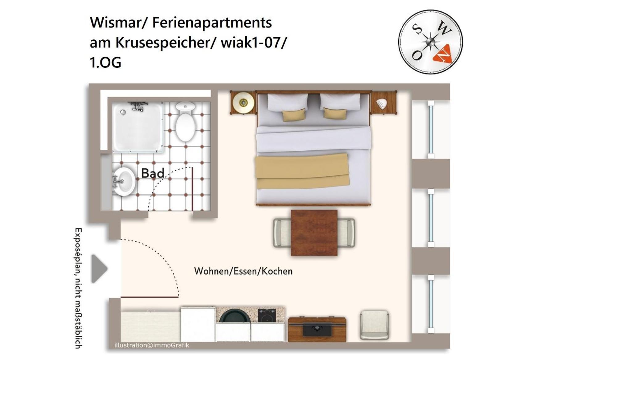 Ferienapartments Am Krusespeicher Ferienapartments Am Krusespeicher 1-07 Висмар Экстерьер фото